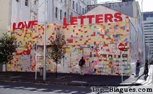 Mur de lettres